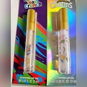 NWT 》2×《 SPARKLING LIP GLOSS SET: LUCKY CHARMS + CINNAMON TOAST CRUNCH!